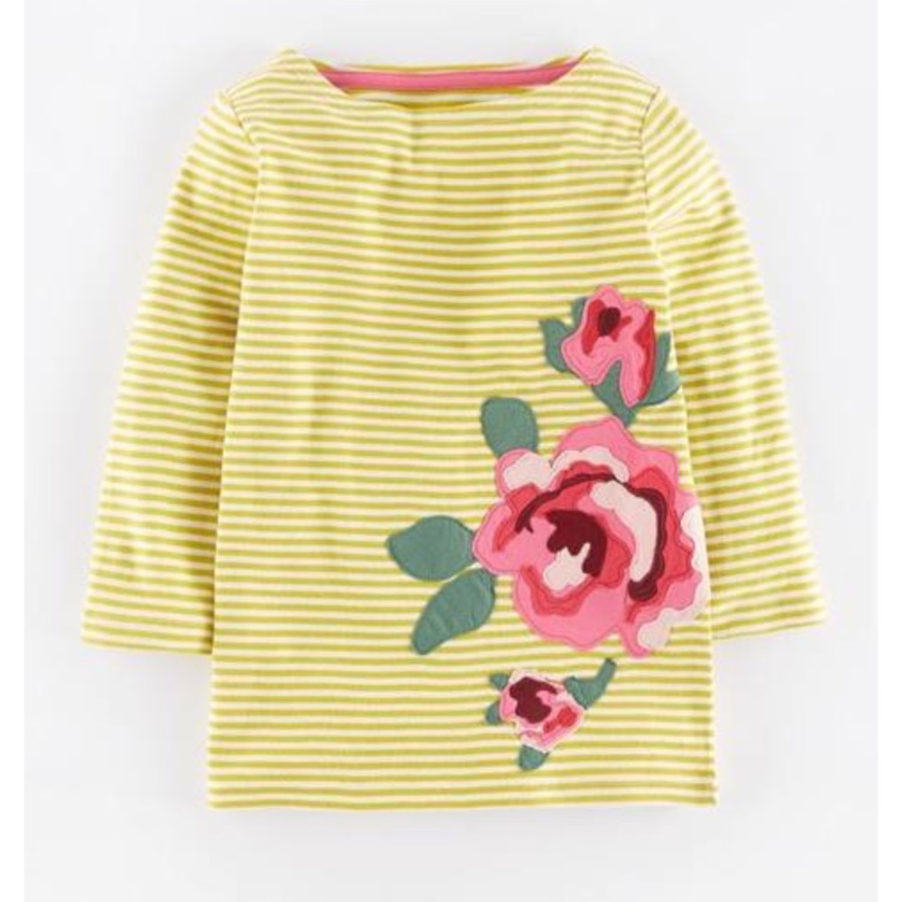 Mini Boden Embroidered Hedgerow T-shirt